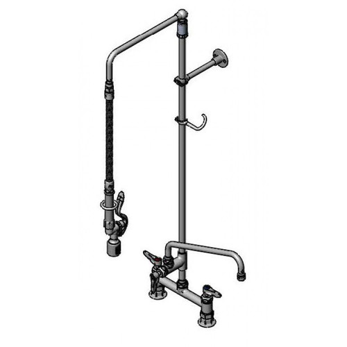 T&S Brass B-0121-12-Crbj Easyinstall Pre-Rinse Unit