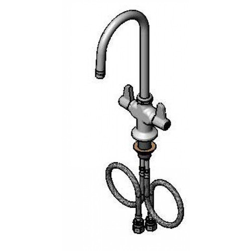 T&S Brass 5F-2SLF05 Equip Faucet deck mount swivel 5-1/2"