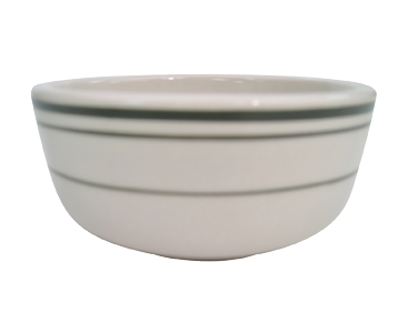 CAC China GS-95 9.5 Oz. American White Ceramic Round Greenbrier Jung Bowl (3 Dozen Per Case)
