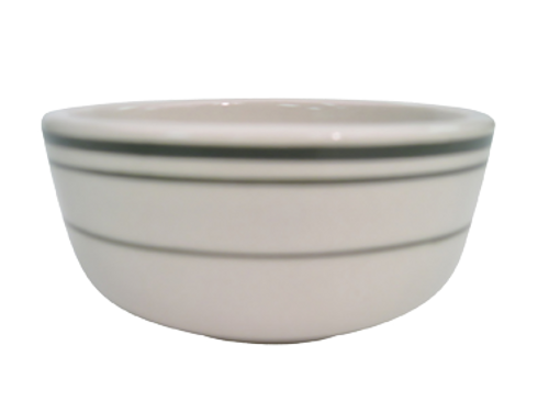 CAC China GS-95 9.5 Oz. American White Ceramic Round Greenbrier Jung Bowl (3 Dozen Per Case)