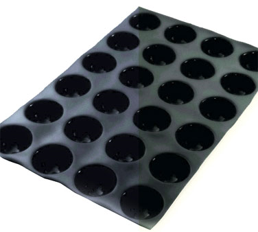 Matfer Bourgeat 336019 Flexipan Muffin Mold 4 Oz. Cap. 2-3/4" Dia. x 2-3/16"H Food Grade Silicone