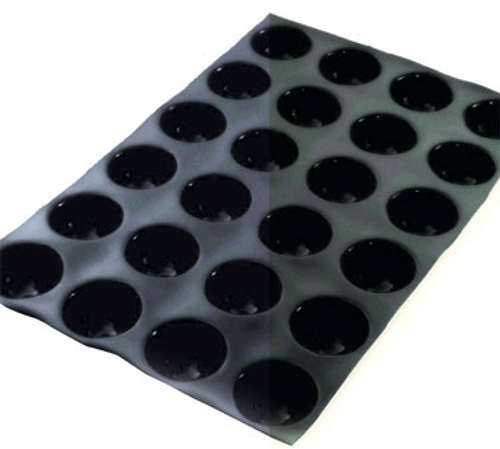 Matfer Bourgeat 336019 Flexipan Muffin Mold 4 Oz. Cap. 2-3/4" Dia. x 2-3/16"H Food Grade Silicone