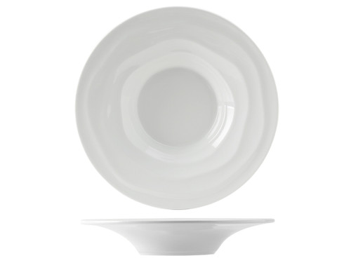Tuxton GDP-063 10-5/8" 15 Oz. Porcelain Porcelain White Round Pasta Bowl (1 Dozen)