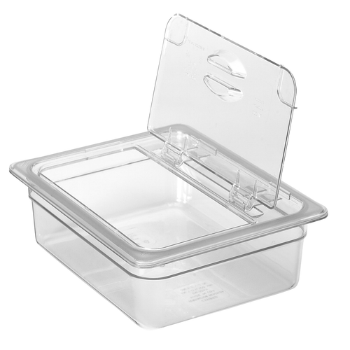 Cambro 20CWL135 Camwear 1/2 Size Clear Food Pan Cover - 6/Case