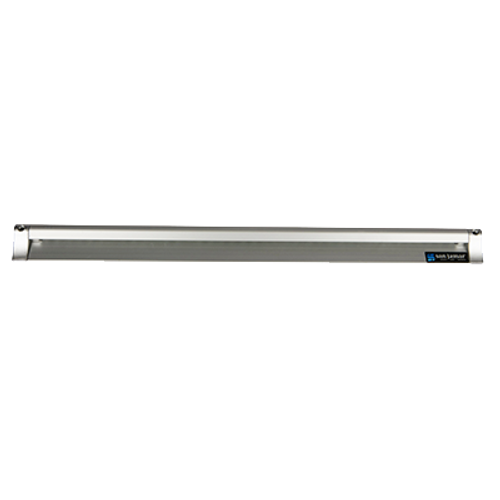 San Jamar CK6524A 24"L x 3/4"W x 2"H Aluminum Slide Check Rack