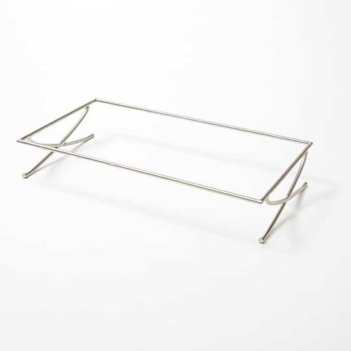 American Metalcraft GSST2514 26.25" L x 14" W x 4.25" H Rectangular Stainless Steel Griddle Stand