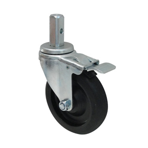 Winco Alrc-5Stk Caster Dia. Full Swivel Stem Standard Weight With Brake