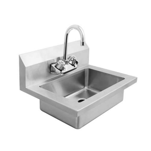 Atosa MRS-HS-18 18" W Stainless Steel Wall Mount MixRite Hand Sink