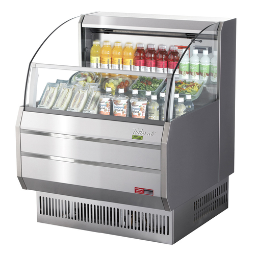 Turbo Air TOM-30SS-N 28"W Horizontal Open Display Merchandiser