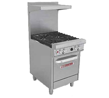Southbend 4241E-LP 24" Liquid Propane Ultimate Restaurant Range - 177,000 BTU