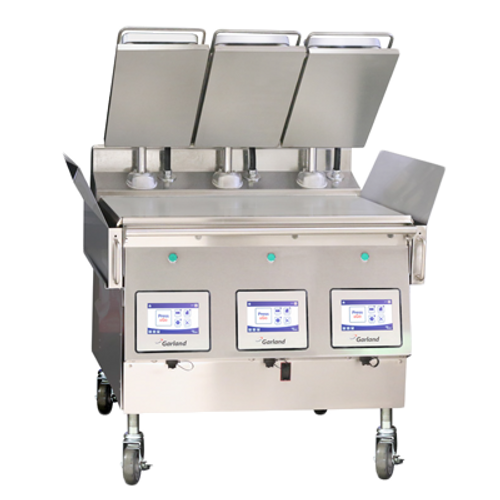 Garland XPG36-2L Two Platens Gas X-Press Flat Griddle - 60,000 BTU