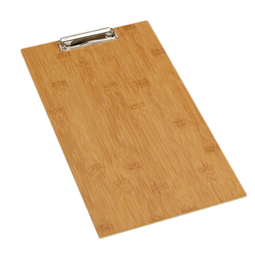 American Metalcraft BB15 9" W Bamboo Menu Holder