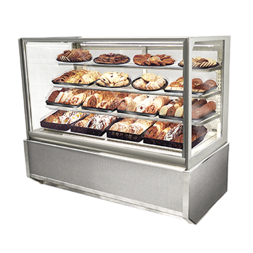 Federal Industries ITD6026-B18 60" W Straight Glass Italian Non-Refrigerated Display Case