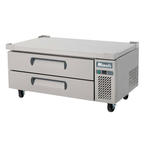 Migali C-CB52-HC 52"W One-Section Two Drawer Competitor Series Refrigerated Equipment Stand/Chef Base