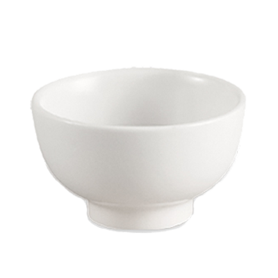 CAC China CN-B7 7.13" Dia. 40 Oz. Super White Porcelain Round Accessories Rice Bowl (2 Dozen Per Case)