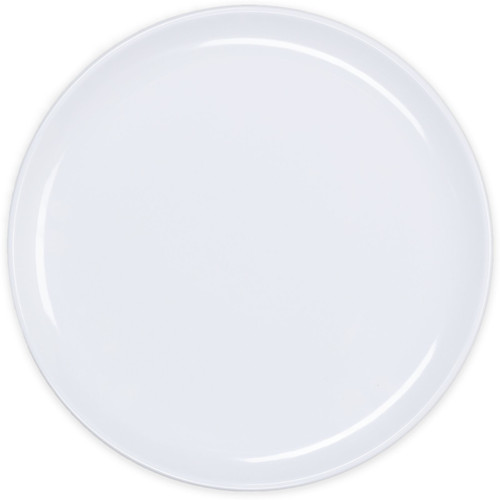 Carlisle 4380102 10" Dia. Plastic White Epicure Dinner Plate