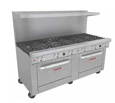 Southbend 4725DD-3TR-LP 72" Liquid Propane Ultimate Restaurant Range - 33,000 BTU