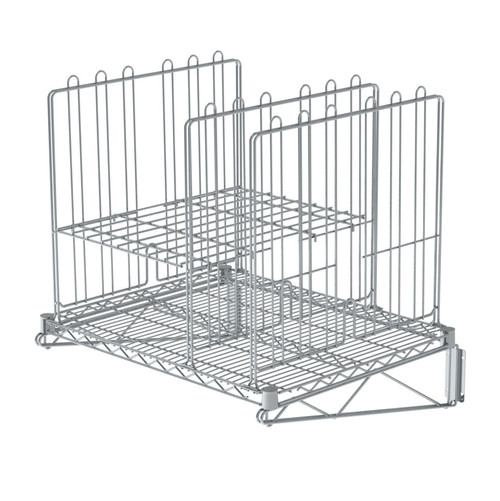 Metro CR2430OHC Overhead Wall-Mount Wire Cup Storage Shelf 30 3/4" x 25 1/4" x 29 3/4"