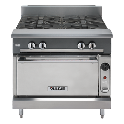 Vulcan V6B36 36" Gas Heavy Duty Range - 210,000 BTU