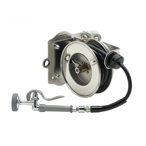 T&S Brass B-7102-01M-STB Hose Reel Assembly open 3/8"