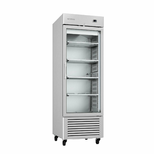 Infrico USA IRR-AN23CR 27" W One-Section Glass Door Reach-In Refrigerator
