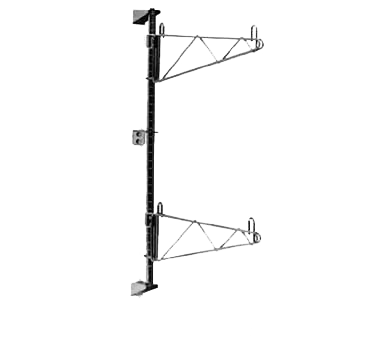 Metro Sw23C Super Erecta Wall Mounts 14" Shelf Depth End Unit Chrome Plated Finish