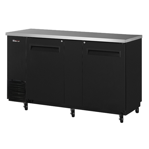 Turbo Air TBB-24-60SB-N6 61.13"W Two-Section Solid Door Back Bar Cooler
