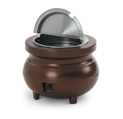 Vollrath 72171 Cayenne Colonial Kettle 7 Quart Warmer Burnt Copper Merchandiser Package