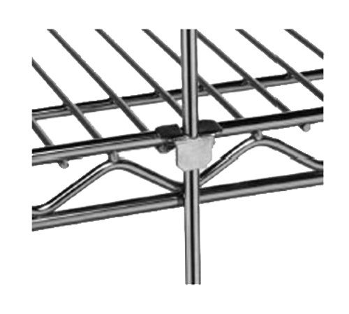 Metro R84S Super Erecta Rod & Tabs 84" Stainless Steel