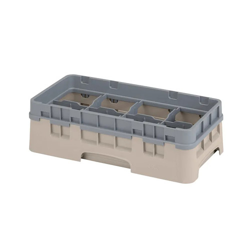 Cambro 8HS318184 Camrack Glass Rack With Soft Gray Extender - 5 Cases