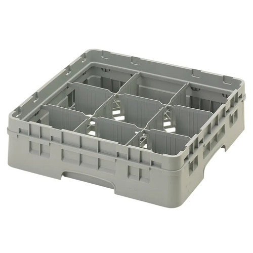 Cambro 9S318151 Camrack Glass Rack With Soft Gray Extender