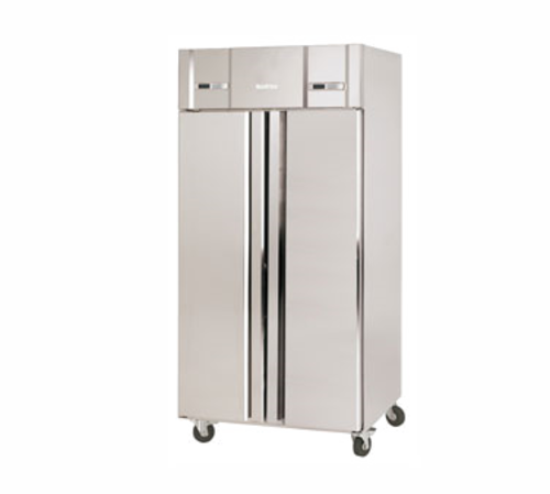 Infrico USA IRR-AGN602MX 38.38" W Two-Section Solid Door Reach-In Slim line Dual Temp