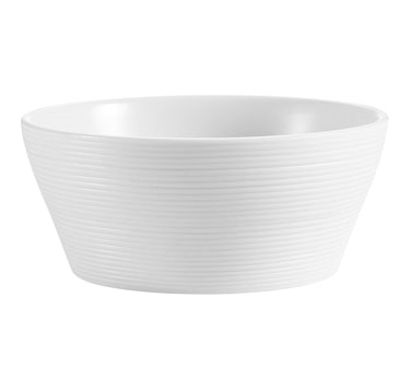 CAC China TST-B6 6" Dia. 22 Oz. Super White Porcelain Round Transitions Bowl (3 Dozen Per Case)