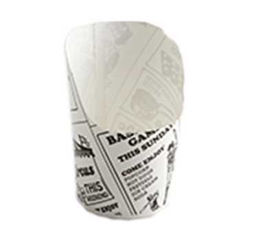 American Metalcraft FFCP4 Paper Fry Cup 4 Oz. 2.75" Dia. x 4.38" H