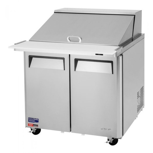 Turbo Air MST-36-15-N6 36.38" W Two-Section Two Door M3 Series Sandwich/Salad-Mega Top Unit