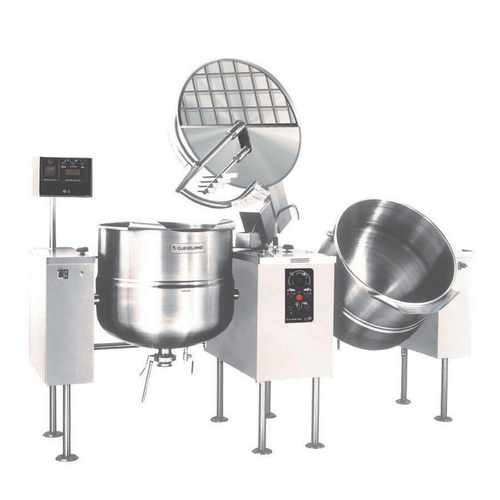 Cleveland TMKDL100T 100 Gallon 2/3 Steam Jacket Design Kettle Mixer - 208-240V