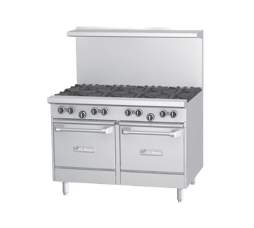 Garland U48-8SS 48" Gas U Series Restaurant Range - 256,000 BTU