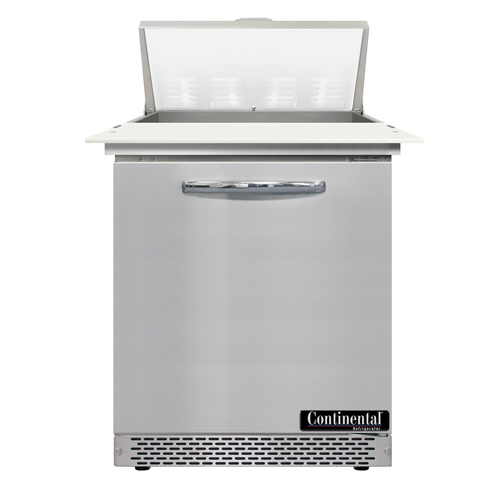 Continental Refrigerator D27N8C-FB 27.5" W One-Section One Door Designer Line Sandwich Unit