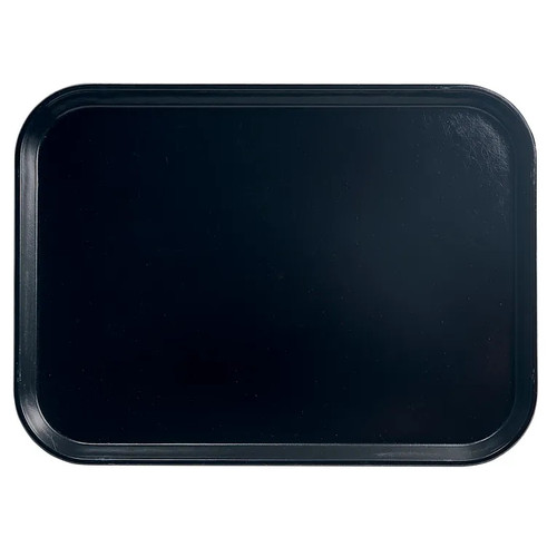 Cambro 1520110 15" Black Rectangle Camtray - 12/Case