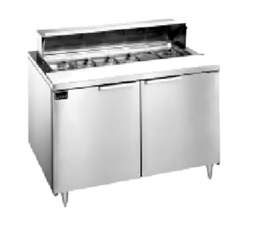 Randell 9305-290 48" W Two-Section Two Door Refrigerated Counter/Salad Top