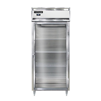 Continental Refrigerator D1RXNSSGD 36.25" W One-Section Glass Door Reach-In Designer Line Extra-Wide Refrigerator