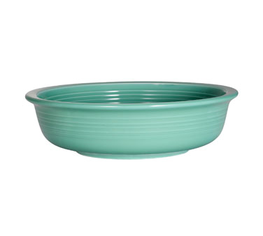 CAC China TG-B7-G 7.25" Dia. 20 Oz. Green Porcelain Round Tango Nappie (2 Dozen Per Case)