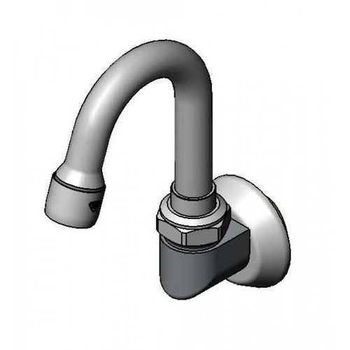 T&S Brass B-0529 Spout swivel gooseneck wall mounted 3/8" IPS female inlet