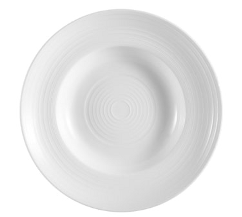 CAC China TGO-133 10" Dia. 18 Oz. Bone White Porcelain Round Tango Pasta Bowl (1 Dozen)