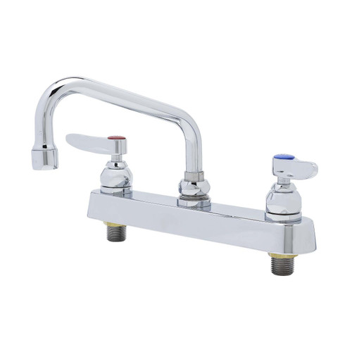 T&S Brass B-1120 Workboard Faucet deck mount with 8"
