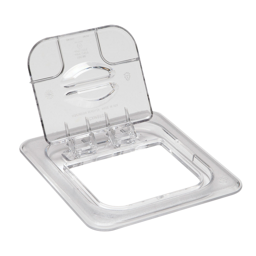 Cambro 60CWL135 Camwear 1/6 Size Clear Food Pan Cover - 6/Case