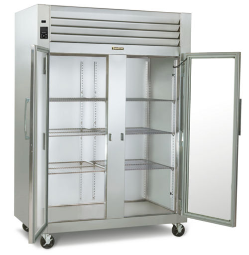 Traulsen Aht232N-Hhg 52.13" W Two-Section Glass Door Reach-In Spec-Line Refrigerator