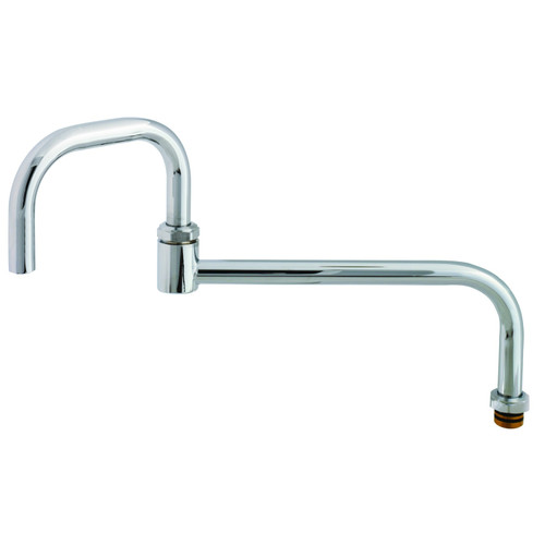 T&S Brass BF-0178-A Big-Flo Faucet 18" swivel double joint 6-1/2" front-section 12" back-section
