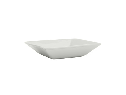 Tuxton GSP-532 38 Oz. Porcelain Porcelain White Square Bowl (1 Dozen)