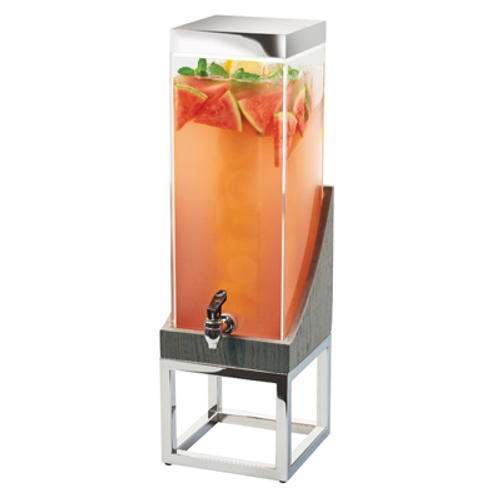 Cal-Mil 3804-3INF-83 3 Gallon Ashwood Beverage Dispenser Metal Square